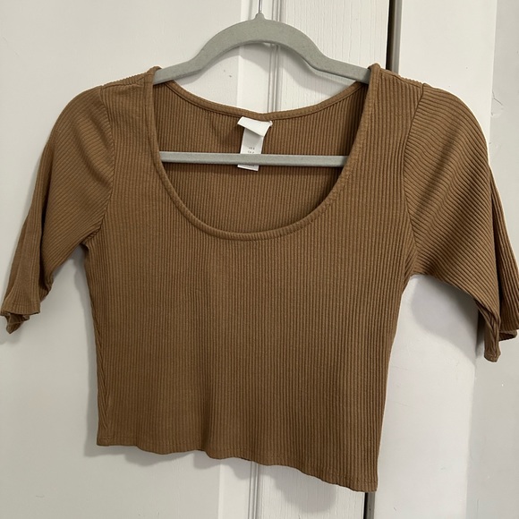 H&M Ribbed Cropped Top - Picture 2 of 7